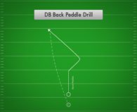DB Back Peddle Drill